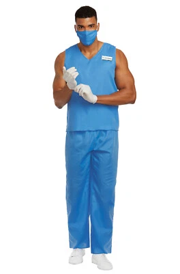 Brand New Dr. Ben Dover Sexy Doctor Adult Costume - Image 1 of 2