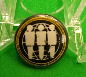Pinback de botón con logotipo de 1" de discos de tercer hombre - Imagen 1 de 2
