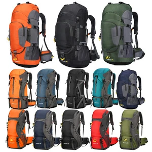 50L/60L/70L Waterproof Backpack Outdoor Hiking Rucksack Camping Travel Bag US - Picture 1 of 48