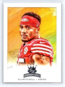 2021 Panini Chronicles Eli Mitchell #GK-17 Gridiron Kings   San Francisco 49ers - Picture 1 of 2
