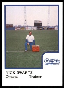 1986 ProCards Nick Swartz Omaha Royals #NISW