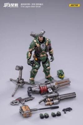 Figura de acción Joy Toy Ghost 1st Legion Steel escala 1/18 NUEVA EN PAQUETE Foto 1 de 4