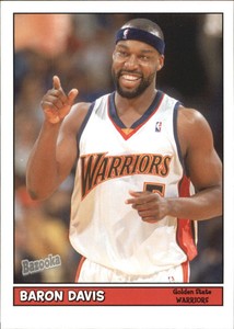 2005-06 Topps Bazooka Golden State Warriors Basketball Card #18 Baron Davis