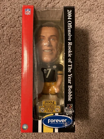 Pittsburgh Steelers Ben Roethlisberger 2004 Offensive ROY Bobblehead Cover