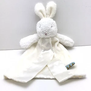 Bunnies By The Bay Lovey Cream Color Satin Trim Security Blanket Bunny Rabbit - Picture 1 of 9