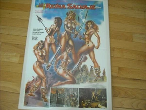 Barbarische Königin 1985 Filmplakat Spanisch/Mexiko Vallejo Kunstwerk - Bild 1 von 7