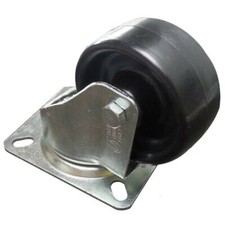 Ruote per alta temperatura con supporto girevole zincato da diametro 8 e 10 cm