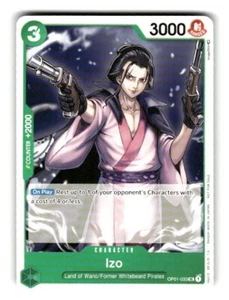 One Piece Card Game Izo Tournament Pack  Vol. 2 OP01-033 Promo - Picture 1 of 4