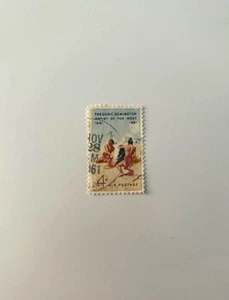 1961 Frederick Remington Artist Of The West 4¢ United States Postage Stamp - Picture 1 of 1