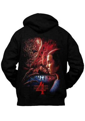 Felpa con Cappuccio Retro Stranger Uomo Donna Ragazzi Idea Regalo Things 4 - Image 1 of 2