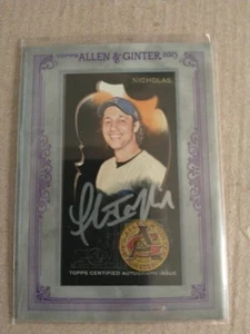 2023 Topps Allen & Ginter X Thomas Ian Nicholas Mini Framed Auto Silver Ink 1/25 - Picture 1 of 2