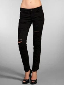 NEW Women's DIESEL "PANDIK" - JEANS/PANTS - BLACK - size 31 - Reg $229.95 - Picture 1 of 2