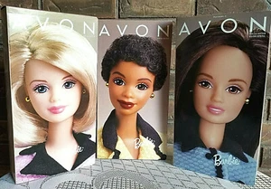 *  Set of 3 Special Editions AVON REPRESENTATIVE Barbies  (over 50-5* ratings) - Picture 1 of 8