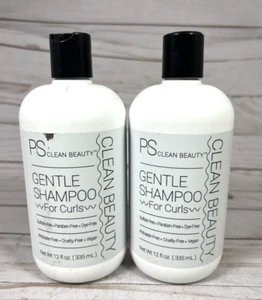 PS Clean Beauty Gentle Shampoo For Curls Curly Hair 12oz (2 Pack) - Picture 1 of 5