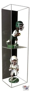 Estuche de exhibición vertical con doble cabezal de bobble de montaje en pared de acrílico UV Protect GameDay - Imagen 1 de 3