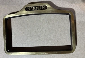 Parte telaio vetro ottone stufa a carbone Harmon Mark vintage # 3-00-00037-4 - Foto 1 di 9