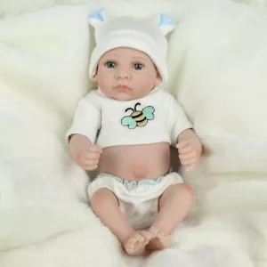 10inch Reborn Baby Dolls Lifelike Newborn Preemie Boy Full Body Vinyl Silicone - Picture 1 of 7