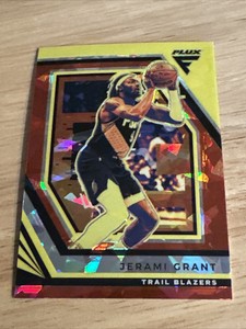 Jerami Grant 2022-23 Flux Basketball #118 Red Cracked Ice Prizm-Trail Blazers
