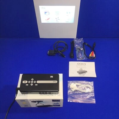 AAXA P4 Windows CE 6 Pico Projector Portable Handheld Mini DLP VGA AV Office - Image 1 of 4