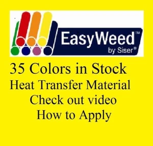 Prensa de material de vinilo de transferencia de calor Siser Easyweed™ 15" x 1 pie HTV ITALIA - Imagen 1 de 38