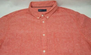 .. Easy mens shirt linen cotton size L excl - Picture 1 of 6