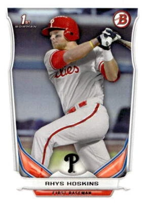2014 Bowman Draft #DP122 Rhys Hoskins RC Rookie - Image 1 of 2