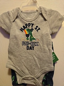 Way To Celebrate St Patrick's Day Body & Hose Set Größe Newborn Farbe Grau - Bild 1 von 5