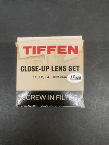 Set lenti ravvicinate Tiffen 49 mm +1, +2 e +4 diottrie filtro avvitabile - Foto 1 di 6