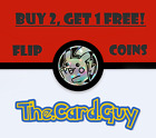 Pokemon Flip Coins TCG Standard & Jumbo - Wybierz swój projekt - Kup 2 Zdobądź 1 za darmo!
