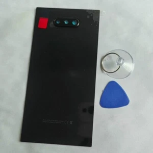NEW Black Battery Cover Housing Glass Back Door For Razer Phone 2 - Picture 1 of 2