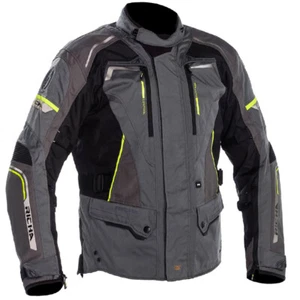 RICHA INFINITY 2 Motorcycle Jacket waterproof D30 Armour -Titanium ZE - Picture 1 of 3