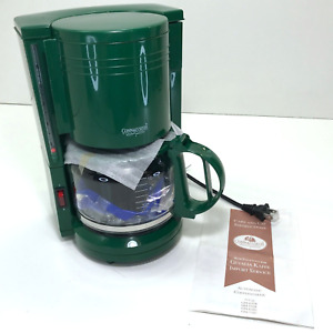 NEW Gevalia GM610G Connoisseur Home Concepts 10 Cup Coffee Maker Hunter Green