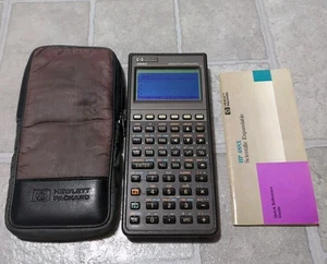 Hewlett Packard HP 48SX Graphing Calculator /w Case + Guide - Picture 1 of 5