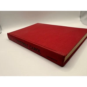 Lippincott A Christmas Carol HC – Illustrated by Arthur Rackham, Red - Mid Cent - Foto 1 di 9