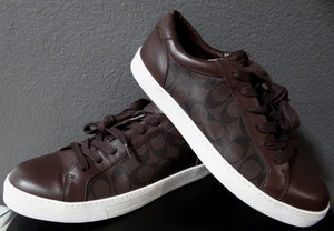 Zapatilla deportiva Coach para hombre de caña baja con logotipo con cordones informal talla 12D FG1653 - Imagen 1 de 14