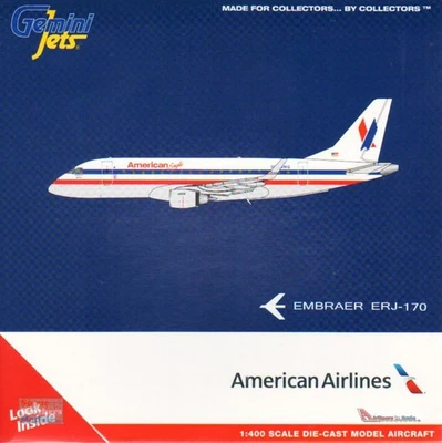 GEMGJ2056 1:400 Gemini Jets American Airlines / Eagle ERJ-170-1000STD Reg Foto 1 de 2