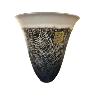 Kyoyaki Vase von Ryu hergestellt von Iroku Miura Keramik japanische Hombre Vase 8,5" - Bild 1 von 5
