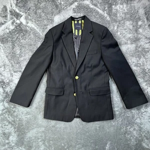 Nautica Navy Blazer Boys 12 Blue Sports Jacket Pockets Buttons Easter Holiday - Picture 1 of 11