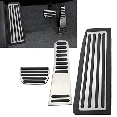 Cubierta de pedales de gasolina de freno de reposapiés de coche de acero inoxidable LHD para Volvo XC60 2018-2021 Foto 1 de 4