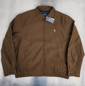 Polo Ralph Lauren Bi-Swing Pony Giacca a Vento Full Zip Marrone, Uomo XL - Foto 1 di 7