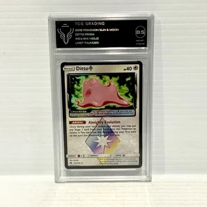 Tarjeta Pokémon Ditto 154/214 - Trueno perdido - BGS PSA TCG 8,5 clasificación - Imagen 1 de 2
