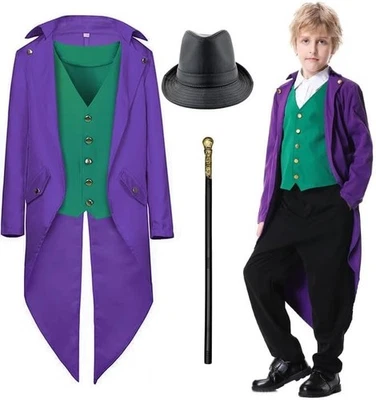 Fantasia masculina renascentista steampunk medieval tailcoat saia vitoriana tamanho 6 - Imagem 1 de 4