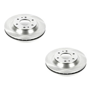 Powerstop SET-P15AR8649-2 2-Wheel Set Brake Discs Front AWD 4WD RWD for Chevy - Picture 1 of 3