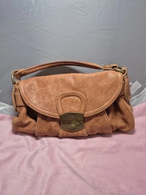 Bolso Cartera de Hombro Vintage Kooba Marrón Tostado Cuero Slouchy Grunge Boho Hippie  Foto 1 de 4