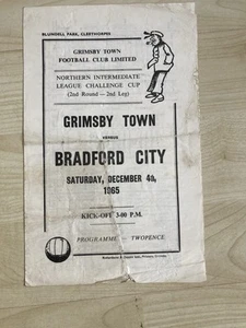 Grimsby Town Youth V Bradford City Youth Northern Intermediate Cup 1965/66 - Picture 1 of 1