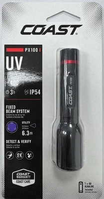 UV LED Torch Coast PX100 Durable Ultraviolet Leak Detection - Image 1 of 3