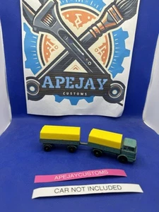 1 NEUER SATZ gelbe VORDÄCHER FÜR Matchbox No.1 & No.2 Mercedes Truck und Trailer - Bild 1 von 3