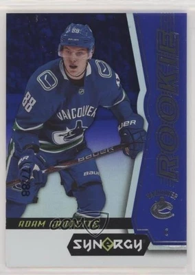 2018-19 Upper Deck Synergy Rookies Purple /88 Adam Gaudette #51 Rookie RC - Image 1 of 2