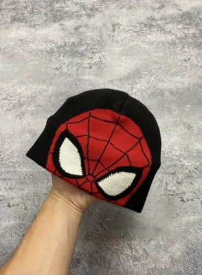 Raro Gorro Spider-Man Para Hombre Marvel Negro/Rojo Estilo Japonés Gorra Y2K SK8   Foto 1 de 4