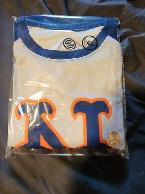 Camisa Sports Crate Limited 3/4 Manga Larga NEW YORK METS Talla XL Caja de Botín NUEVA Foto 1 de 4